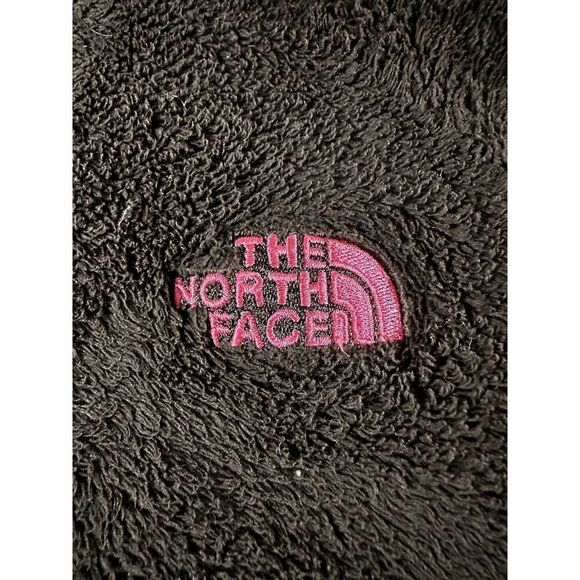 North Face Full Zip Osito Fleece Jacket Black Breast Cancer Awareness Women XS - Picture 8 of 10